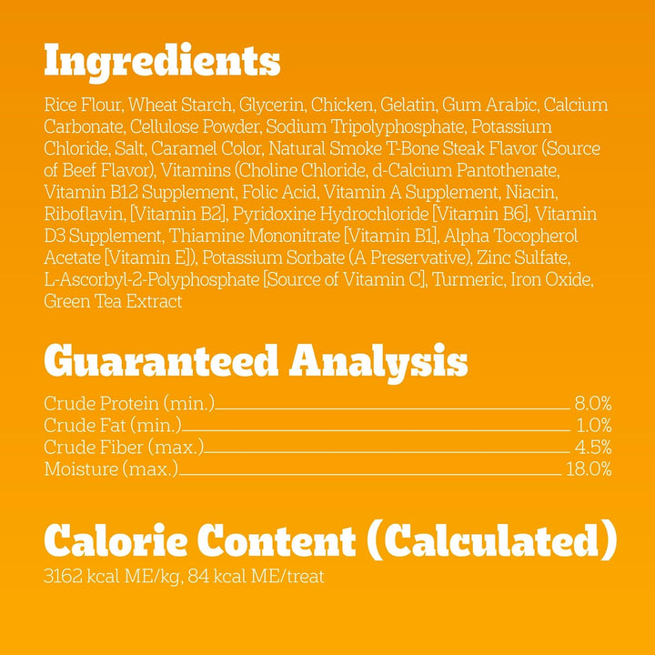 Dentastix Large Breed Dog Treats, Beef Flavor, 1.67 Lb. Bag (32 Treats)