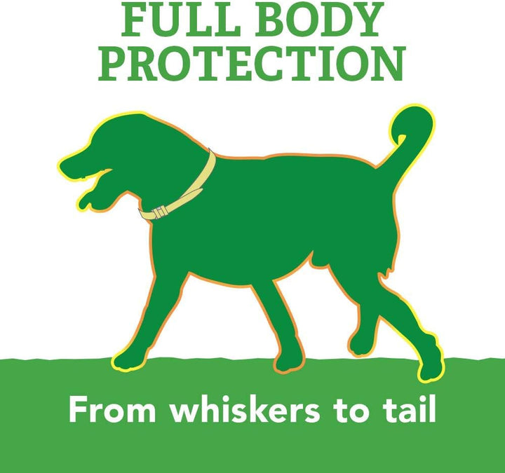 Repellent Flea and Tick Collar for Dogs and Puppies, 4 Month Flea & Tick Treatment for Dogs, Repels Pests with Botanical Oils, Water Resistant, Neck Size up to 20 Inches