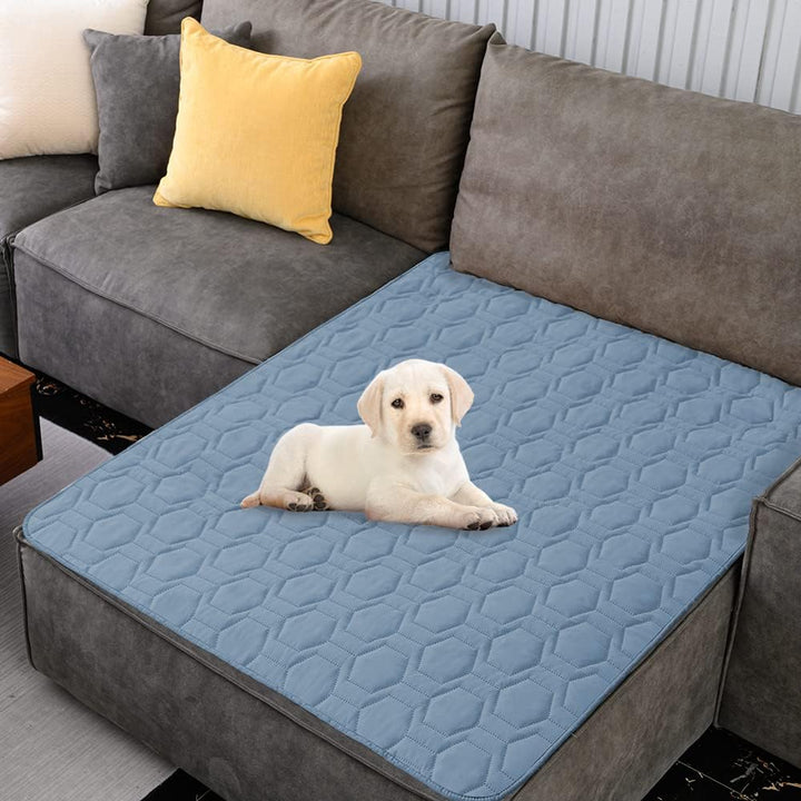 Waterproof and Anti-Slip Dog Bed Cover and Pet Blanket Sofa Pet Bed Mat ，Car Incontinence Mattress Protectors Furniture Couch Cover for Most Cats Dogs, Pets（52X82-Ivory）