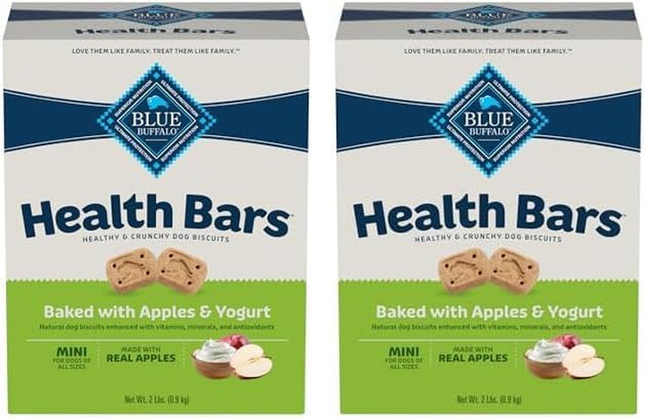 Health Bars Crunchy Dog Biscuits, Oven-Baked with Natural Ingredients, Bacon, Egg & Cheese , 16-Oz Bag