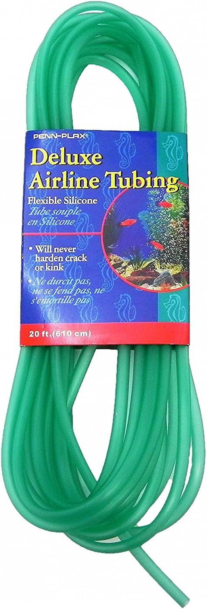 Standard Airline Tubing for Aquariums – Clear and Flexible – Resists Kinking – Safe for Freshwater and Saltwater Fish Tanks – 25 Feet