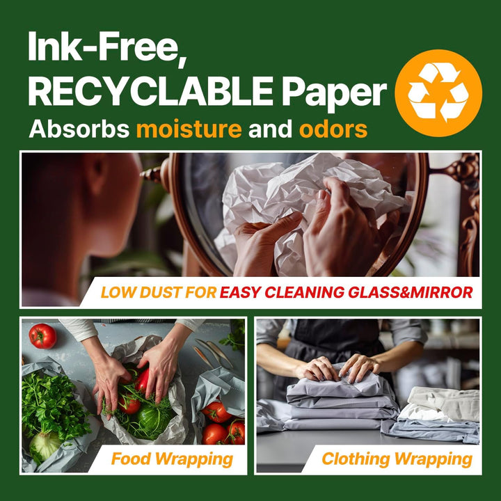 Bird Cage Liner - 120 Paper Sheets, 20" X 18", 2.9 Lb - Ideal for Pet Habitats, Bulk Pack for Long-Lasting Use, Newsprint Texture, Convenient Parcel Packaging