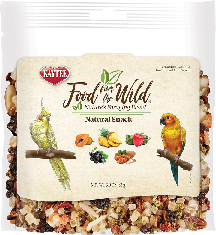 Food from the Wild Natural Snack Food Treats for Pet Birds, 3 Oz