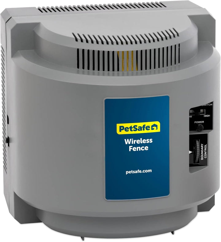 Wireless Pet Containment System Receiver Collar - Battery-Operated & Waterproof - Adjustable Receiver Collar with 5 Correction Levels - for Dogs 5Lb+