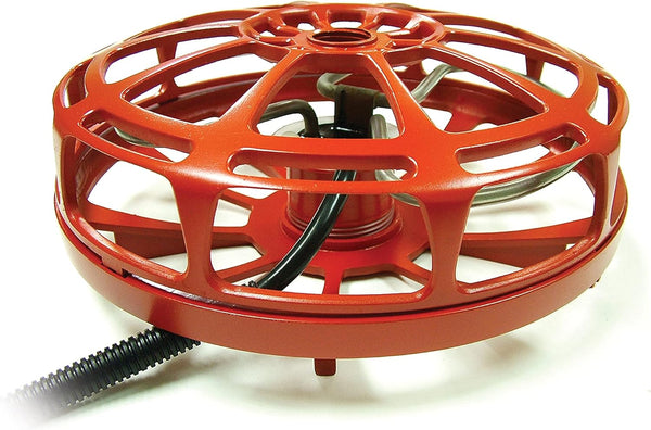 Bucket Heater, Ultimate Pail & Bucket Water Submersible Deicer (No Float), Animal Bucket Heater for Goats, Horses, Cattle, Chickens and Livestock Deicer - Red 250W