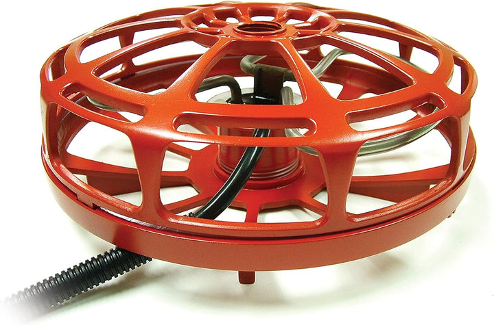 Bucket Heater, Ultimate Pail & Bucket Water Submersible Deicer (No Float), Animal Bucket Heater for Goats, Horses, Cattle, Chickens and Livestock Deicer - Red 250W