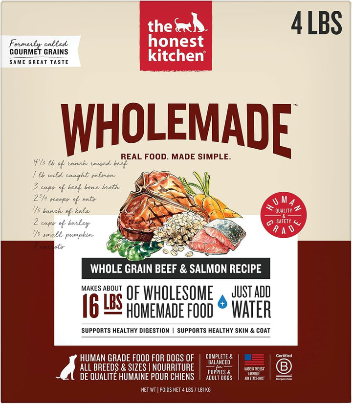 Wholemade™ Whole Grain Beef & Salmon Dog Food, 10 Lb Box