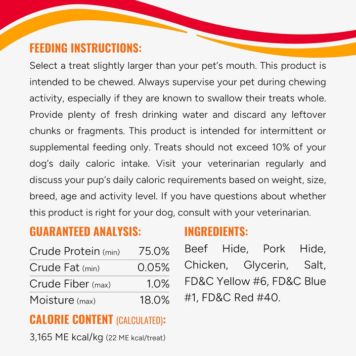 Good ‘N’ Fun Triple Flavor Twists for All Dogs, 70 Count, Treat Your Dog to Long-Lasting Chews Made with Beef Hide, Pork Hide and Chicken