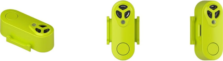 Mini Ultrasonic Tick and Flea Device Neon Yellow | Fragrance-Free Rechargeable Protection for Cats and Dogs | Nightlight Function | on Collar and Harness | Safety in Nature and Cities