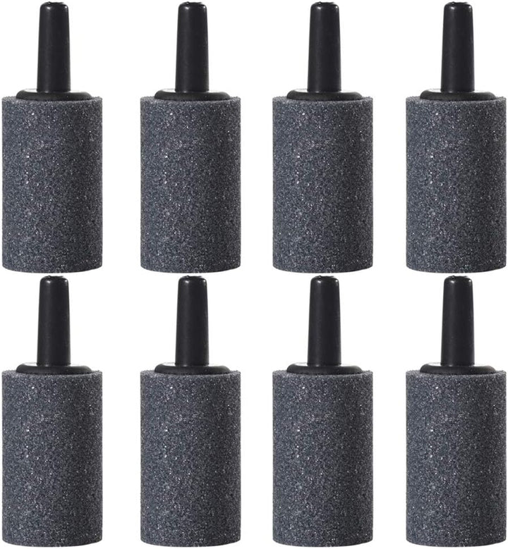 Aquarium 50 Feet Standard 3/16" Black Flexible Airline Tubing with Black Plastic Connectors for Fish Tank,Terrariums, and Hydroponics