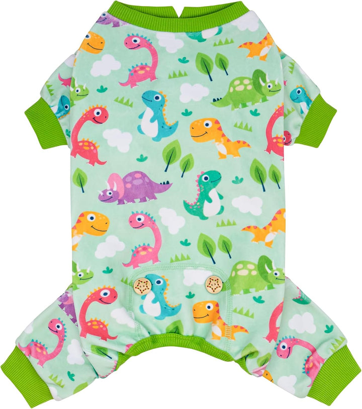 Dog Pajamas Velvet Dog Pajamas Large Sized Dogs Soft Dogs Clothes Pjs with Yellow Ducks Pattern Stretchy Pet Jammies Coat Comfy Pet Onesie Costume, 3X-Large