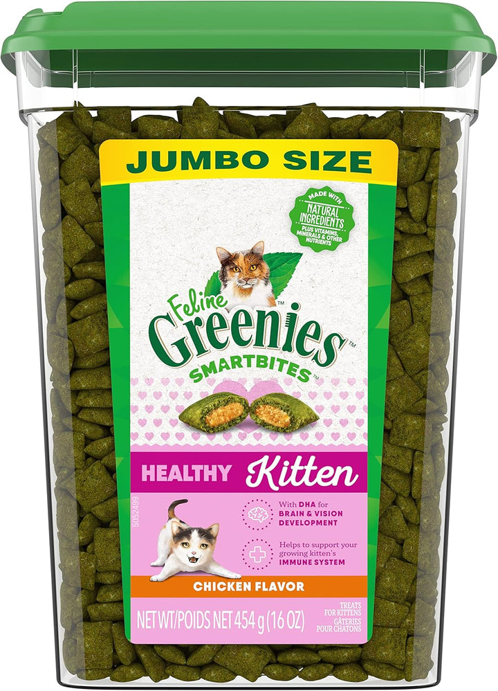 Feline Smartbites Healthy Kitten Treats, Chicken Flavor, 2.1 Oz Pack