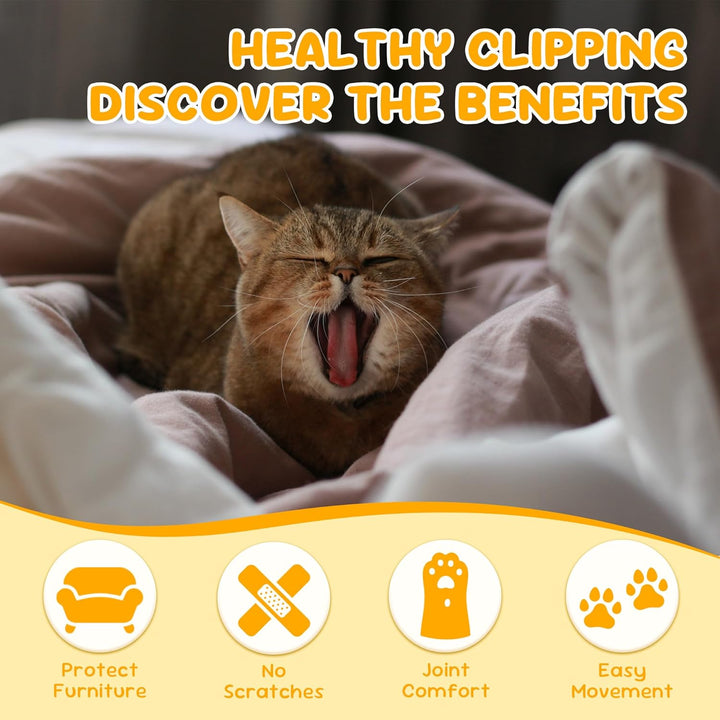 Cat Nail Clipper, Claw Trimmer Made of Stainless Steel, Clean Cut, No Shred, Mirror Finish. Small Animal Nail Clippers for Cats, Kittens, Bunny, Puppy, Rabbit, Gatos, and More