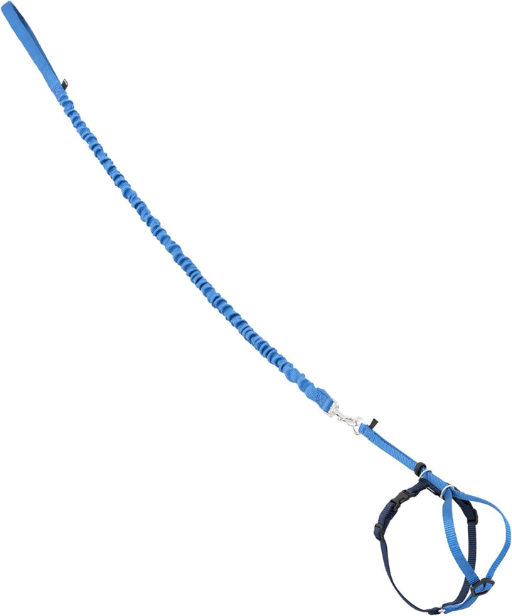 Come with Me Kitty Cat Harness & Bungee Leash - Comfortable No-Choke Harness with Lightweight Bungee Leash for Outdoor Fun - Escape Free Pulling Prevention - Medium - Lilac