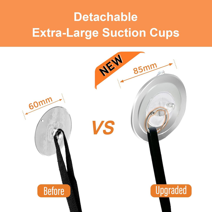 SUV Cargo Liner for Dogs, Waterproof Pet Cargo Cover Dog Seat Mat for Suvs Sedans Vans with Bumper Flap Protector, Non-Slip, Large Size Universal Fit, Black