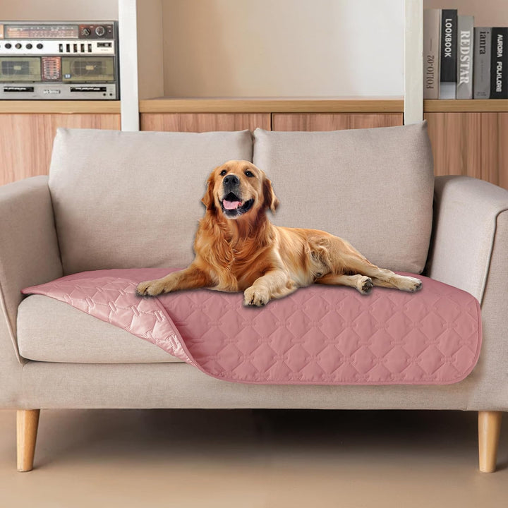 3X Stronger Waterproof Pet Blanket, Scratch Proof Furniture Protector for Dogs Cats, Reversible Cover 30X70 Inch, Dark Grey/Light Grey