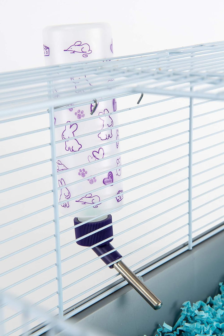 Weather Resistant Cage Water Bottles for Rabbits, Ferrets, Guinea Pigs Hamsters and Other Small Animals. (8-Ounce)