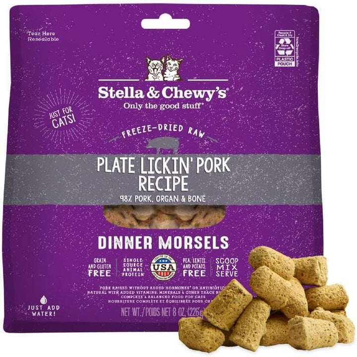 Freeze-Dried Raw Cat Dinner Morsels - Premium Chicken Recipe with 98% Cage-Free Meat & Organs - Natural Grain-Free Cat & Kitten Food - Made in USA - 3.5 Oz
