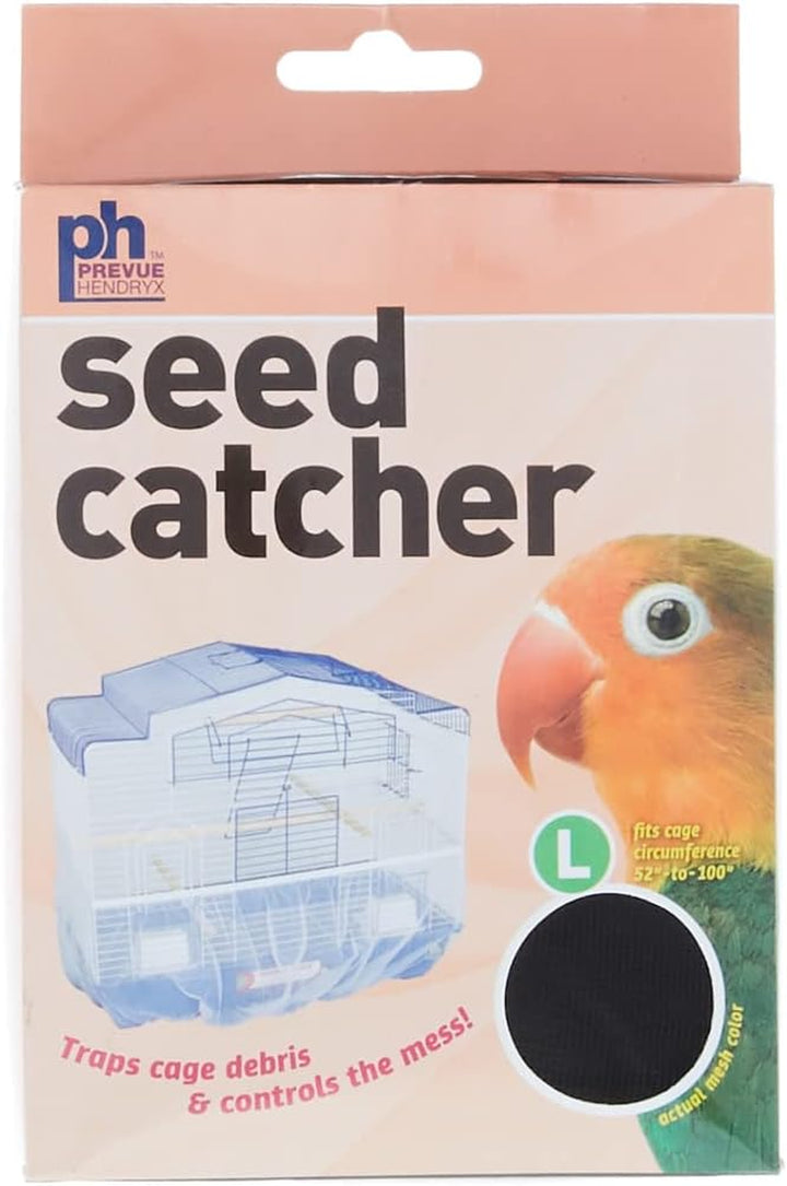 Prevue Pet Products 821W Mesh Bird Seed Catcher, White, Medium/8"