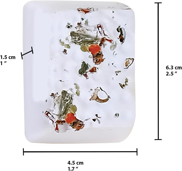 Mineral Block for Birds with Dried Vegetables, Calcium Supplement Bird Treat