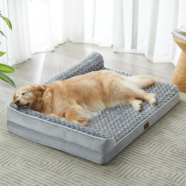 Orthopedic Dog Bed for Large Dogs-Big Waterproof Sofa Dog Bed with Removable Washable Cover, Washable Pet Bed with Waterproof Lining and Nonskid Bottom,Pet Bed for Large Dogs
