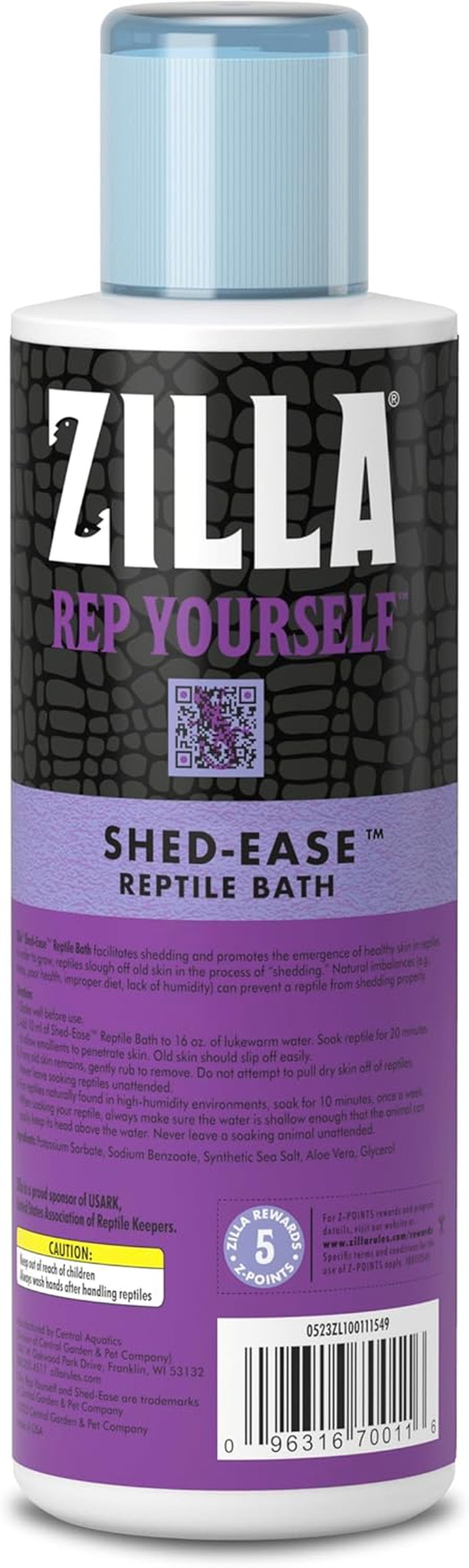 Shed-Ease Reptile Bath, Shedding Support and Penetrating Bath for All Lizards and Snakes