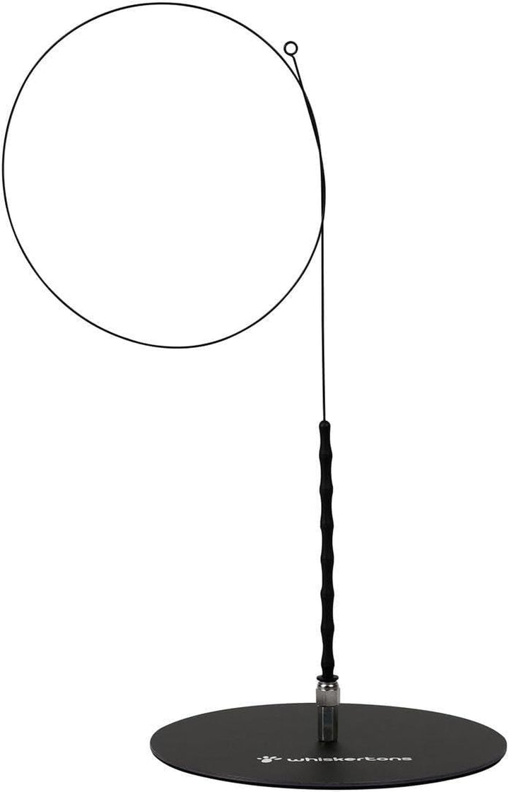 Interactive Bird Simulation Cat Toy Set, Interactive Cat Toys for Indoor Cats, Cat Feather Toy, Self-Holding Suction Base, 5 Replacement Birds, Feathers & Bells, Realistic Bird Impression