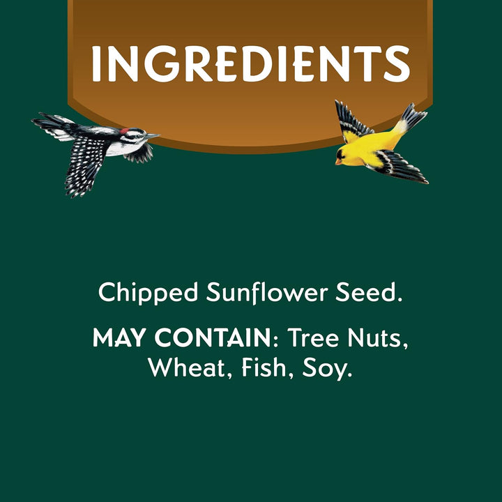Sunflower Hearts & Chips Wild Bird Food, No Mess Sunflower Seeds for Birds, 5.5-Pound Bag