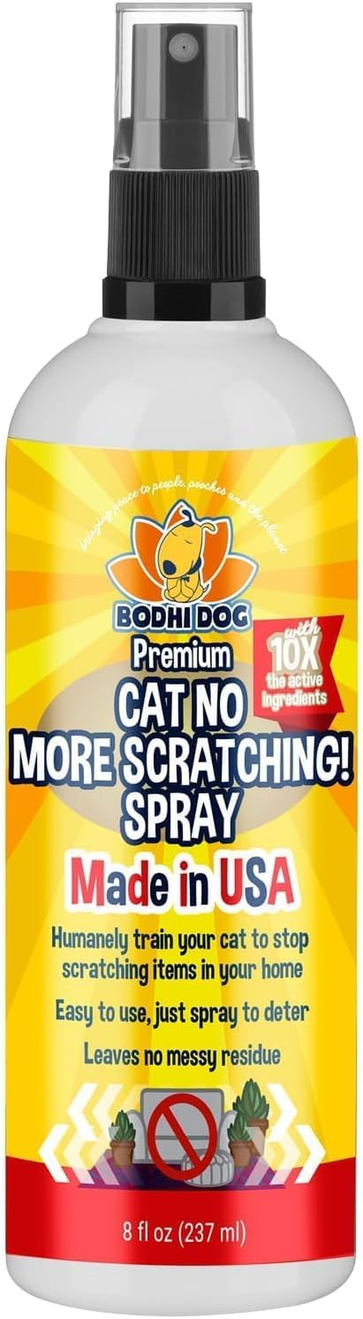 Cat No More Marking! Spray - Indoors & Outdoors Cat Urination Deterrent - Neutralizes Strong Odors from Marking - Pet-Safe Formula for Everyday Use - Made in USA (8 Fl Oz)