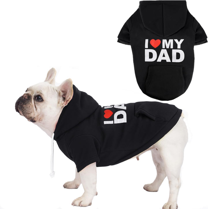 Dog Sweaters Hoodies for Large Dogs Security Ultra-Soft Fleece Dog Sweatshirt Cold Weather Pet Winter Clothes with Pocket for Small Medium Large Dogs (XL (Back: 24.2",Chest: 34.2"), Security)