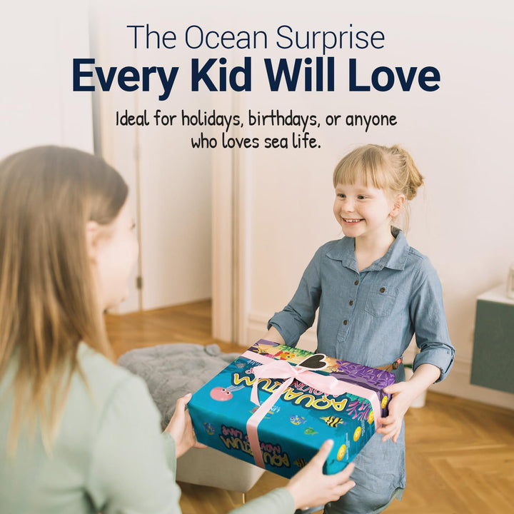 Linda’S Essentials Fake Fish Tank for Kids and Adults, Fake Aquarium Decorative Lamp, Artificial Fish Tank with Moving Fishes, Artificial Aquarium Night Light, Plug in Moving Lamp