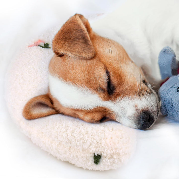 Dog Pillow, Anxiety Relief Pillow for Dog, Ultra Soft High Density Calming Pillow for Joint Relief Sleeping Improve, Pet Calming Toy