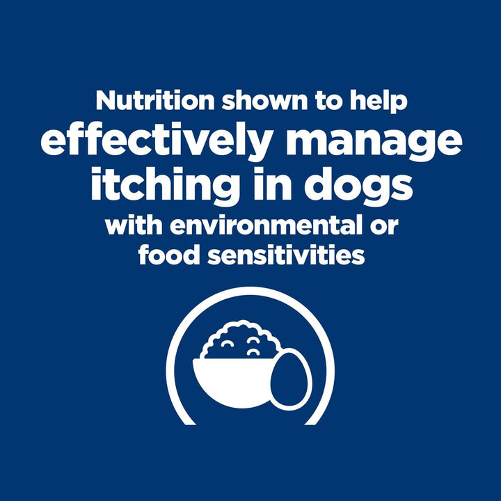 Derm Complete Skin & Food Sensitivities Dry Dog Food, Rice & Egg Recipe, Veterinary Diet, 24 Lb. Bag