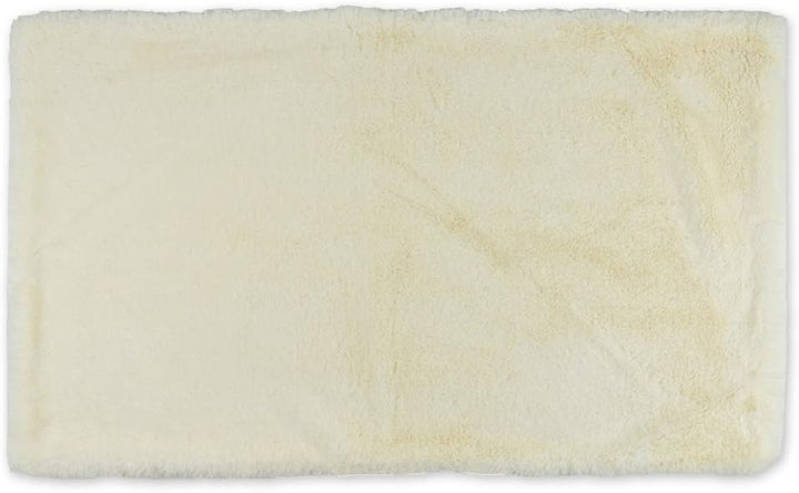 Ultra Soft Faux Fur Pet Crate Liner, Extra Large, 22X36", White