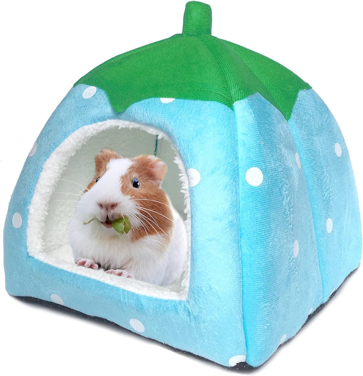 Guinea Pig Hideout Bed Rabbit House Cave Accessories Cozy Hide-Out for Bunny Hedgehog Ferret Chinchilla&Other Small Animals (Grey)