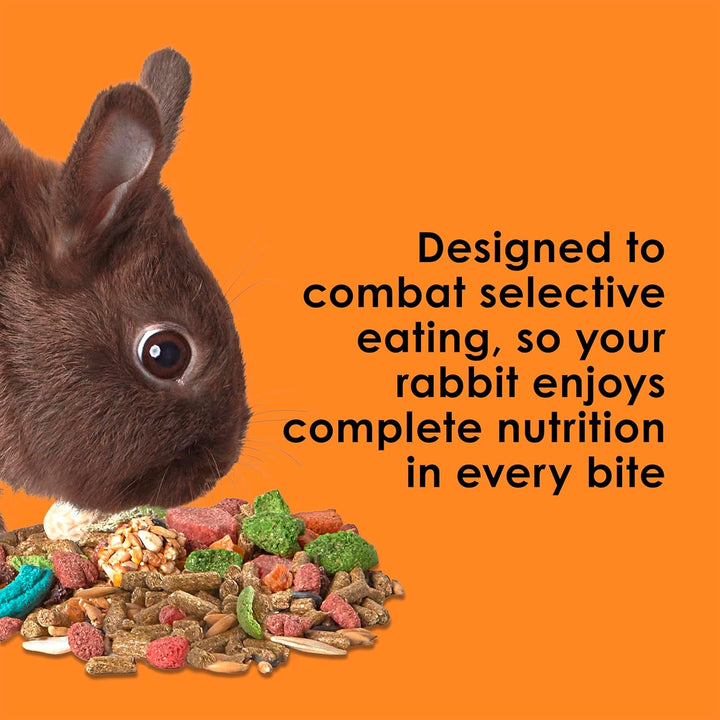 Fiesta Rabbit Food, Nutritious and Fun Blend, Supports Dental Health and Digestion, 3.5 Pounds