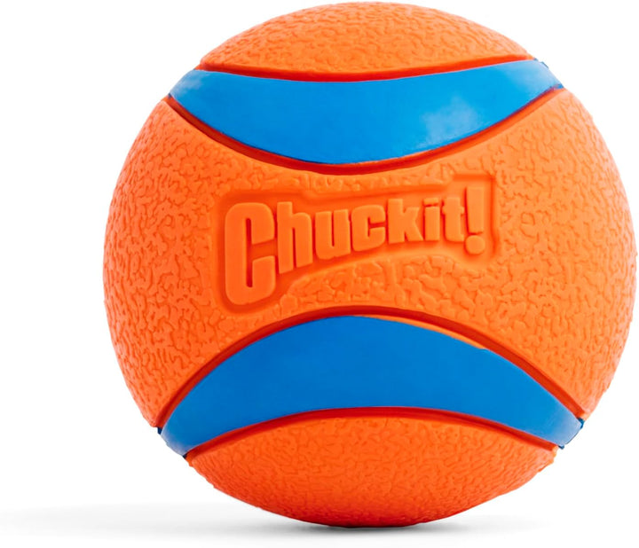 Ultra Ball Dog Toy - Size Large - for Dogs 60-100 Lbs - Made from Durable Rubber - Super Bouncy - Floats in Water - 3-Inch Diameter - Pack of 1