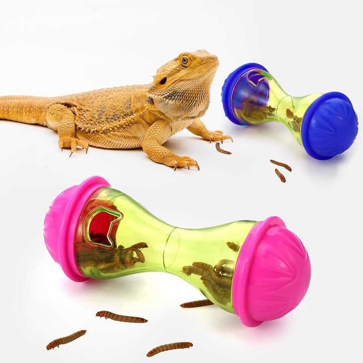 3 Pcs Bearded Dragon Toys for Tank Bearded Dragon Accessories Tank Accessories Reptile Enrichment Toys Habitat Interactive Plaything for Lizard