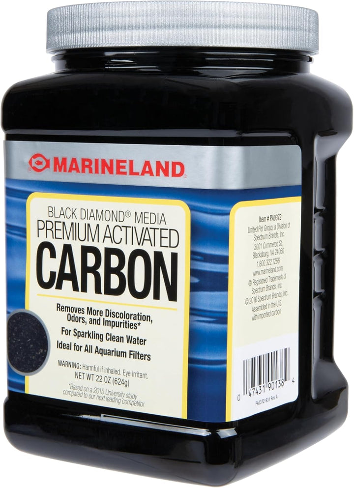 Black Diamond Premium Activated Carbon 22 Ounces, Filter Media for Aquariums