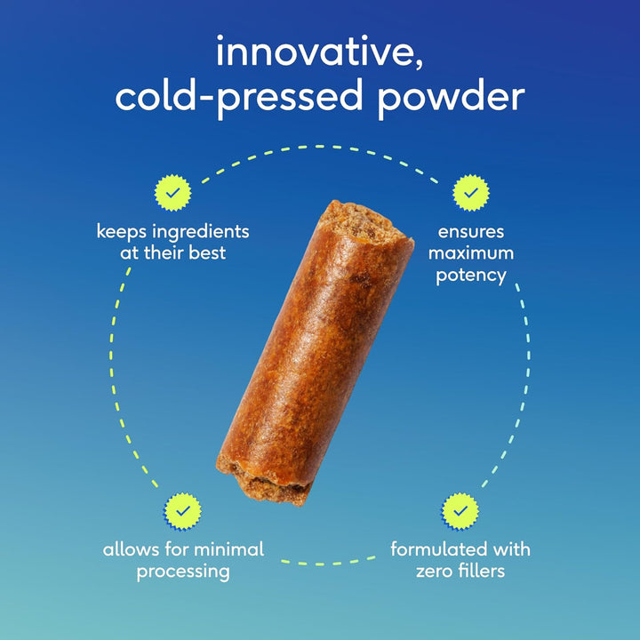 Gutwell Clean Breath - Dog Breath Freshener & Dog Dental Powder - Teeth Cleaning to Reduce Plaque & Tartar - Promotes Fresh Breath with Targeted Triple-Biotic Dental Care Blend - 60 Scoops