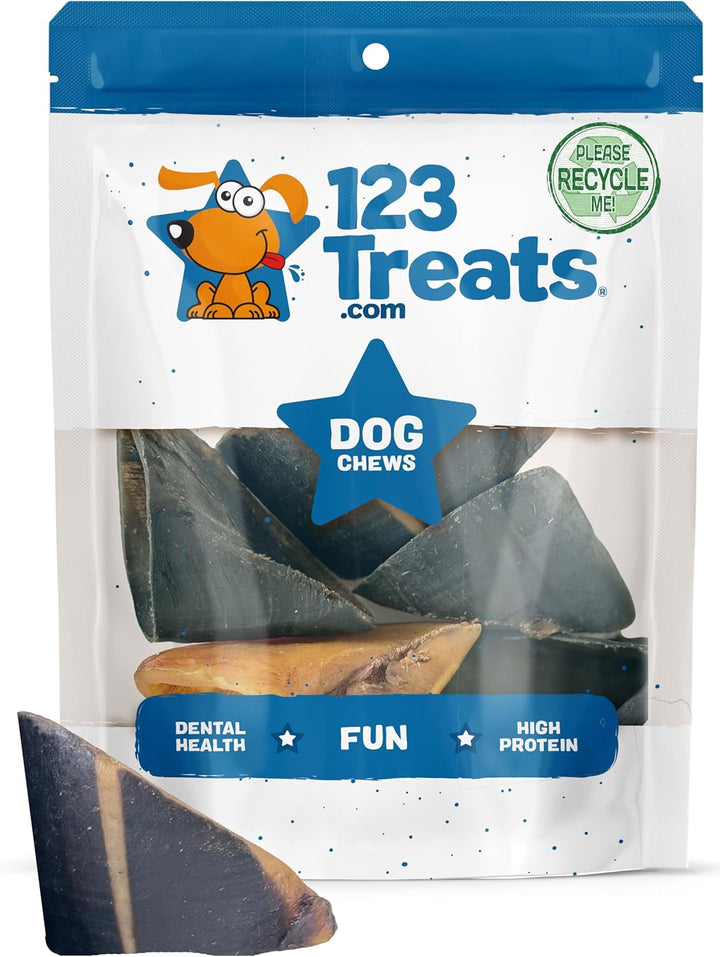| Hooves for Dogs (25 Count) | 100% Natural Long-Lasting Beef Dog Treats Made from Beef Hoof | from Free Range, Grass Fed Cattle with NO Additives, Coloring or Chemicals.