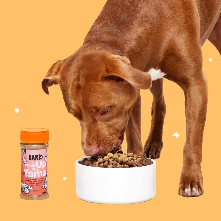 - Pump up the Yams - Dry Dog Food Topper with Superfood Sweet Potato, Single Ingredient - Meal Flavor Enhancer for Large & Small Breeds - 5Oz
