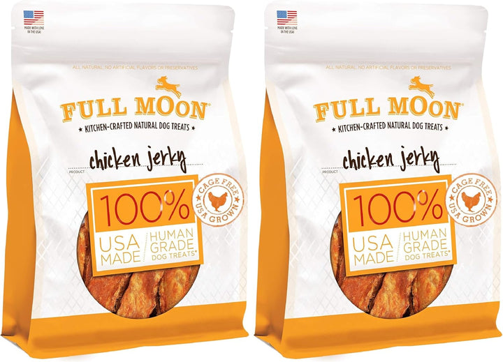 Chicken Jerky Healthy All Natural Dog Treats Human Grade Made in USA Grain Free, 1.5 Pound (Pack of 1)