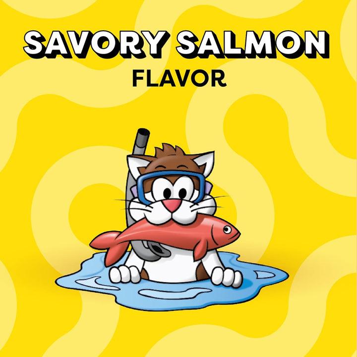 Classic Crunchy and Soft Cat Treats, Savory Salmon Flavor, 30 Oz. Tub