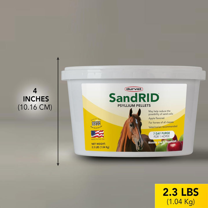 /Equine 699696 Sandrid Psyllium Pellets Value Pack for Equine, 2.3 Lb