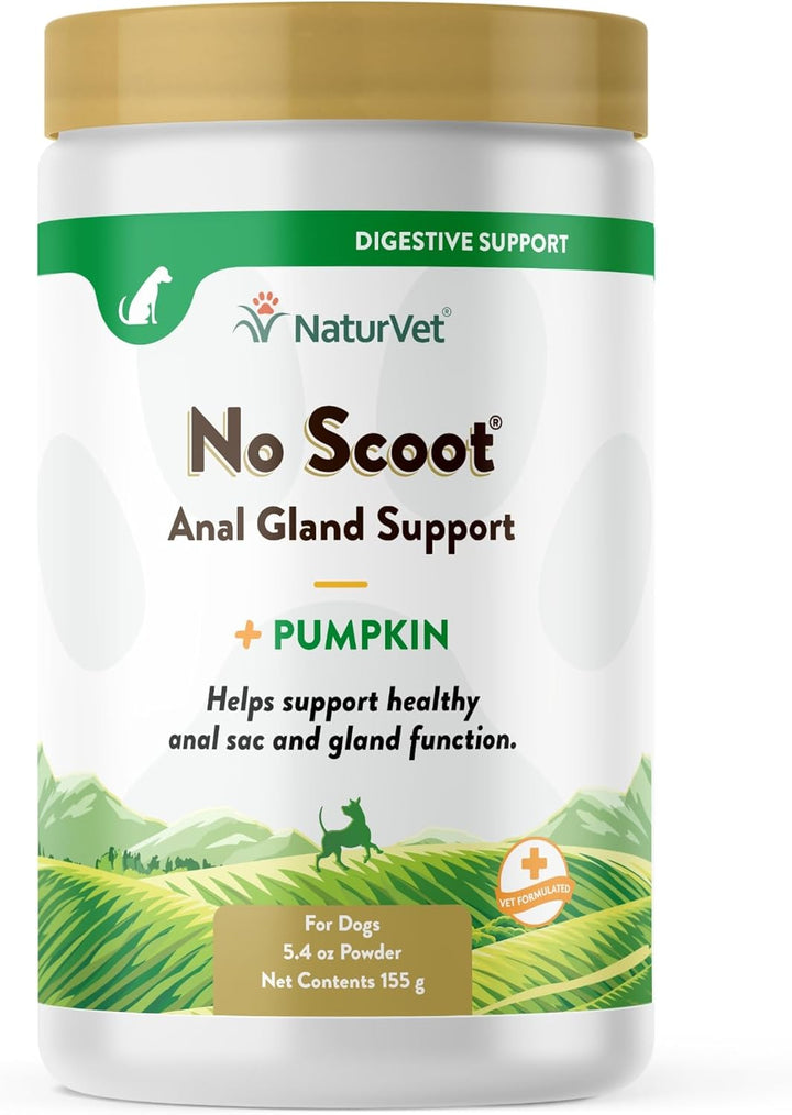 - No Scoot for Dogs - 60 Soft Chews - plus Pumpkin - Supports Healthy Anal Gland & Bowel Function - Enhanced with Beet Pulp & Psyllium Husk