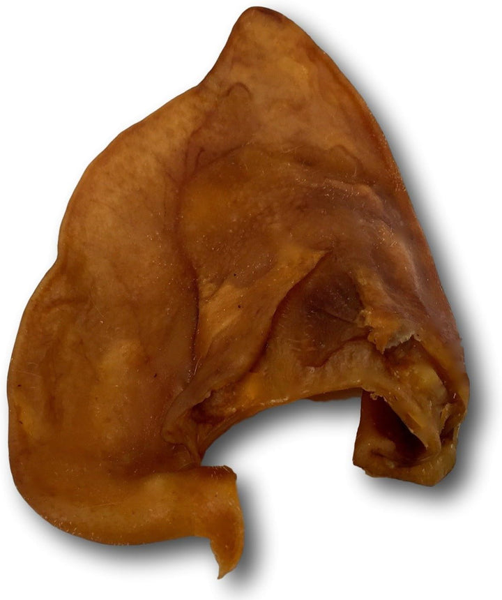 – 100 Pack, Pig Ears for Dogs, Whole, Full Uncut American Made, Single Ingredient, Thick, Large Dog Treat for Small, Medium or Large Breeds, Bulk Dog Chews (100 Pack)