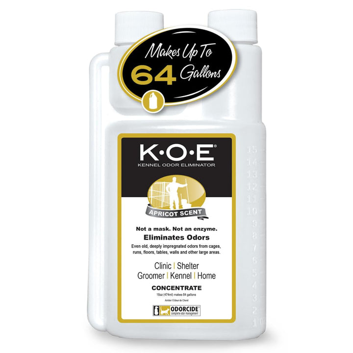K.O.E. Fresh Scent Odor Eliminator Concentrate – for Strong Odor on Cages, Floor, & More – Non-Enzymatic for Home & Dog Kennel – Home & Pet Supplies (1 Gal)