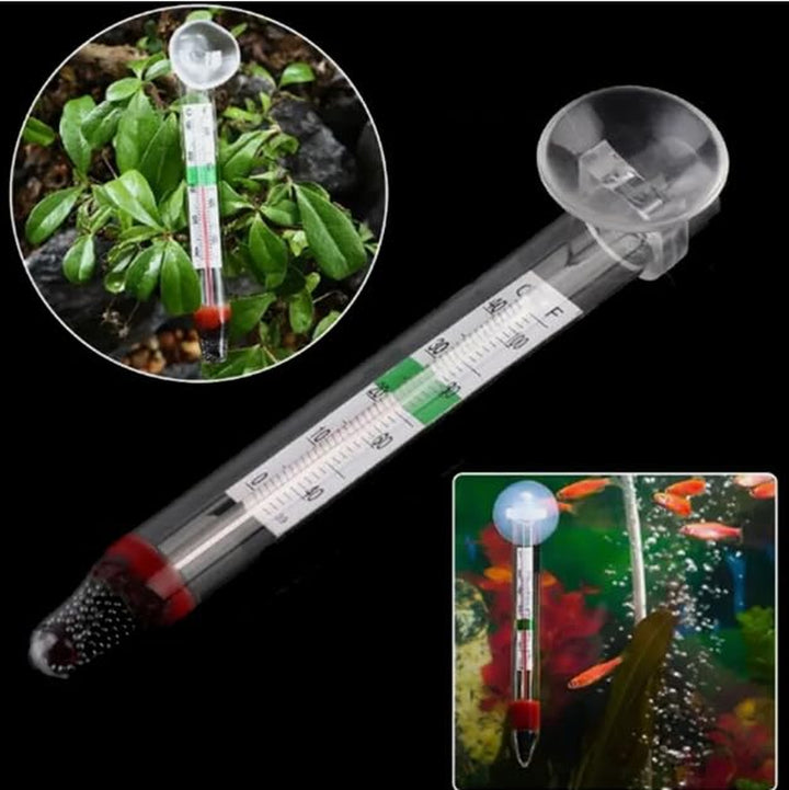 LABO Floating Aquarium Thermometer – Glass, Mercury-Free Fish Tank Thermometer, Safe Thermometer for Fish Tank, Ideal for Freshwater and Saltwater Aquariums