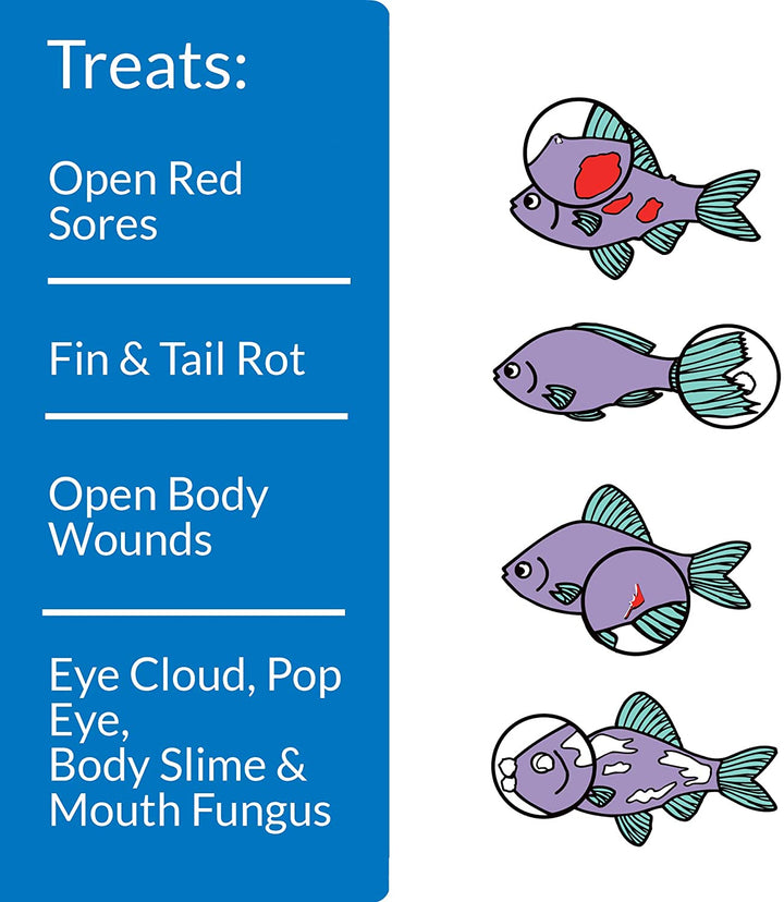 MELAFIX Freshwater Fish Bacterial Infection Remedy 16-Ounce Bottle